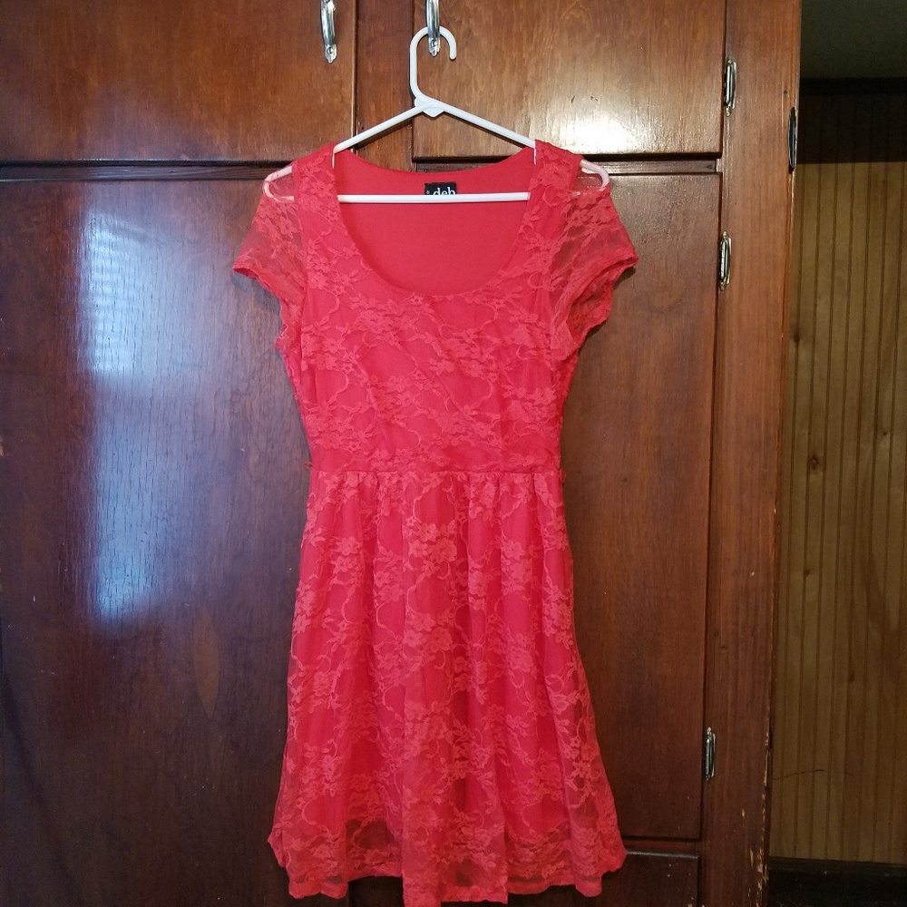 Deb brand elastic waist dress